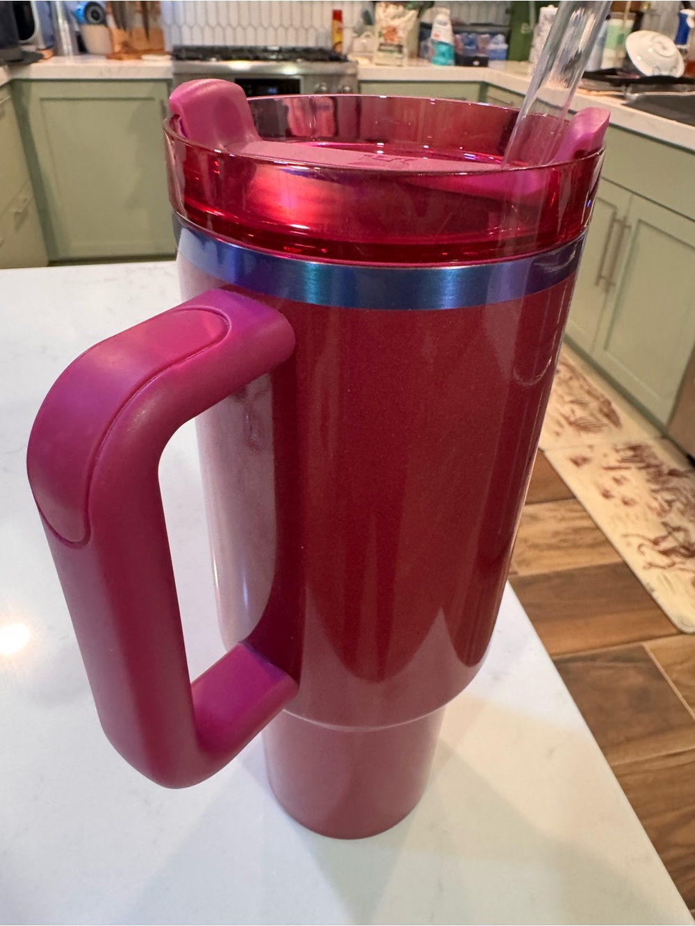 ❌Discontinued Berry Truffle Chroma Stanley Travel Tumbler 40oz - Picture 3 of 6